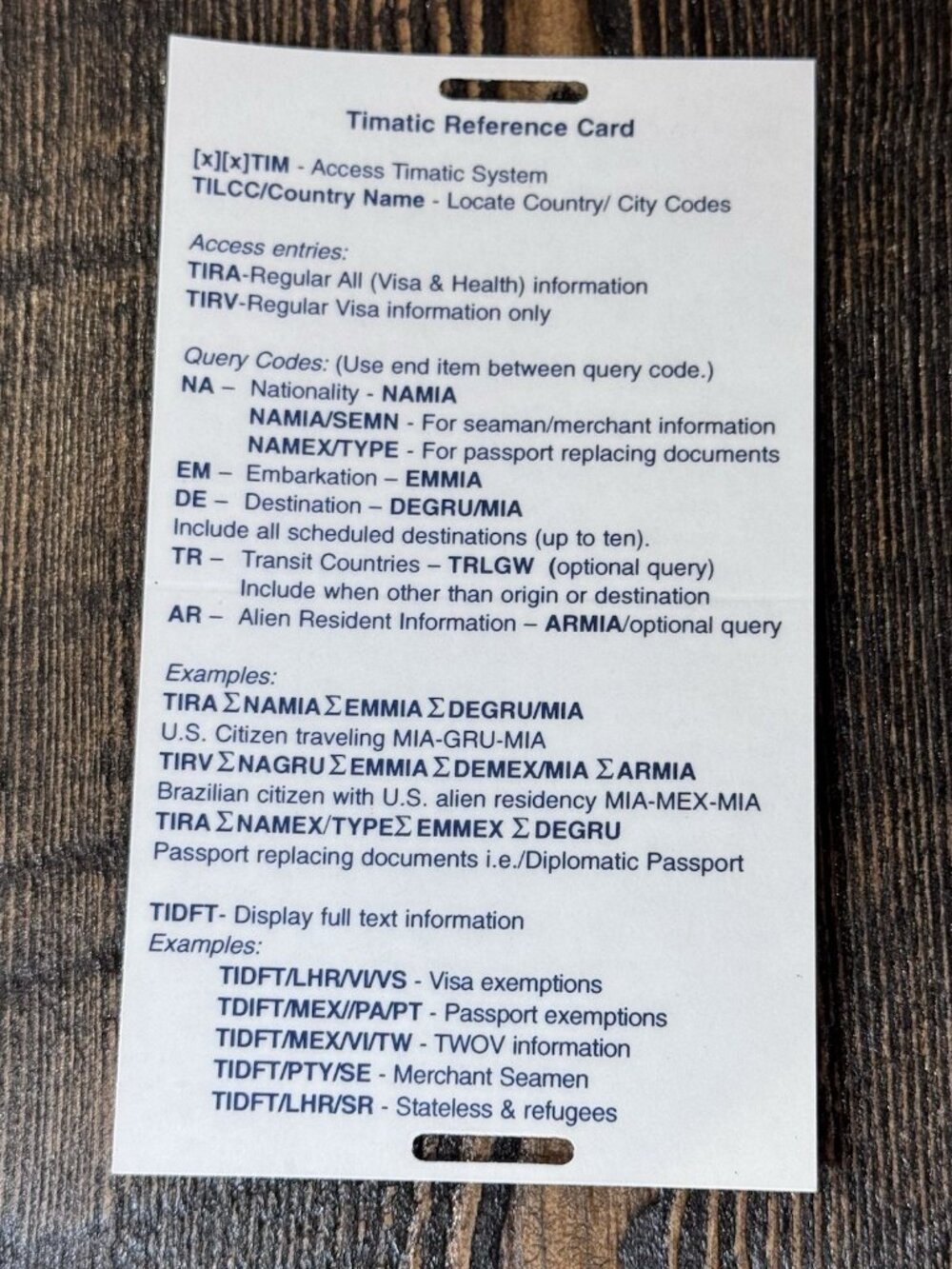 American Airlines Pocket Reference Guide And Timatic Card - Picture 12 of 12